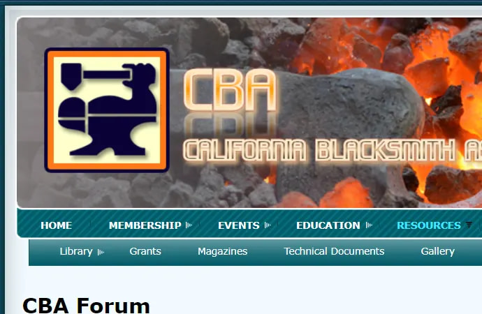 California Blacksmith Association Forum
