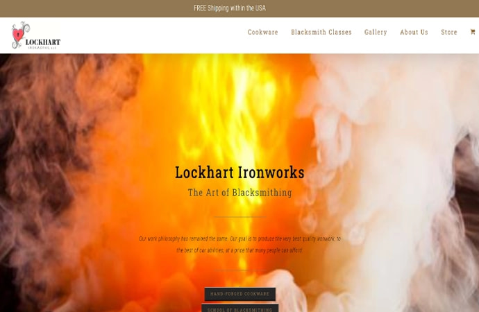 Lockhart ironworks blacksmithing class